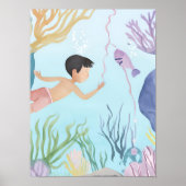 Duiken op het rif poster (Voorkant)