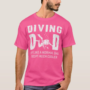 Duiken Pap Voor Vader Duiken Mannen T-shirt