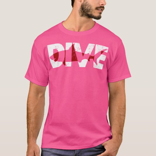 Duiken Shark Cage Dive T-shirt (Voorkant)