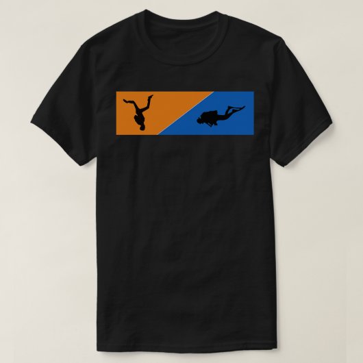 Duiken Skydiving Skydive Extrem Sport 2 T-shirt (Design voorkant)