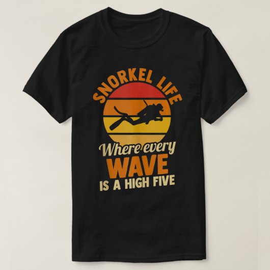 Duiken Snorkelen 7 T-shirt (Design voorkant)