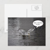 Duiken tot diep briefkaart (Voorkant / Achterkant)
