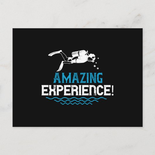 Duiken - Verbazingwekkende ervaring! Briefkaart (Voorkant)