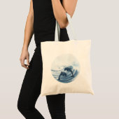 Duikende dolfijnen in het surf tote bag (Voorkant (product))
