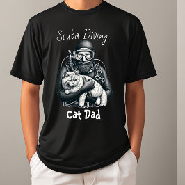 Duikende Kat Vader T-shirt
