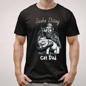 Duikende Kat Vader T-shirt