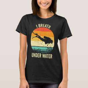  duikende scuba duik in het onderwater t-shirt