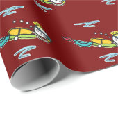 Duikende Stickman Cadeaupapier (Rol Hoek)