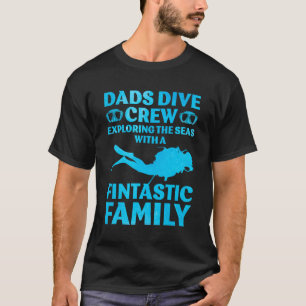 Duikende vader bekwaam openwaterduiker 4 t-shirt