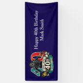 Duiker 40e verjaardag spandoek (Verticaal)