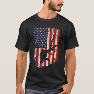 Duiker - Duiken Amerikaanse Vlag T-shirt