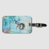 Duiker Duiken onder water Bagagelabel (Voorkant (horizontaal))