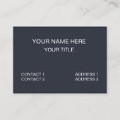 Duiker duikinstructeur visitekaartje (Achterkant)