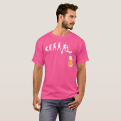 Duiker Evolution Beer Diving Diep Duiker Koraal Du T-shirt (Voorkant volledig)