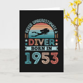 Duiker, geboren in 1953 70e verjaardag van het dui kaart (Gele Bloem)