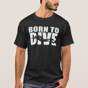 Duiker Geboren om te Duiken T-shirt