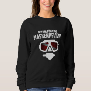 Duiker ik ben voor een maskervereiste duikmasker trui