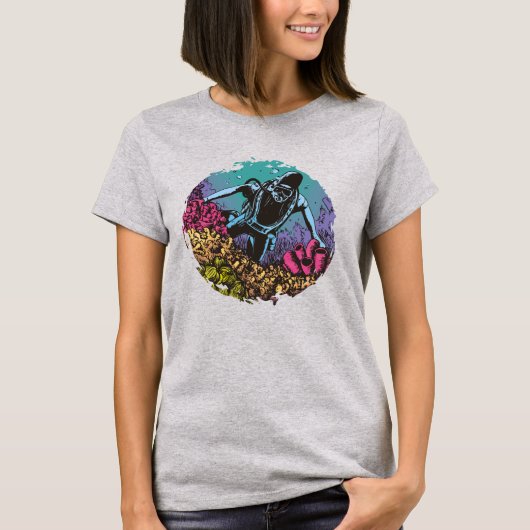 Duiker in Coral Reef T-shirt (Voorkant)