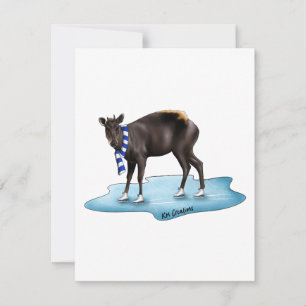Duiker - kerstkaart