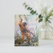  duiker met Ax-Briefkaart Briefkaart (Staand voorkant)