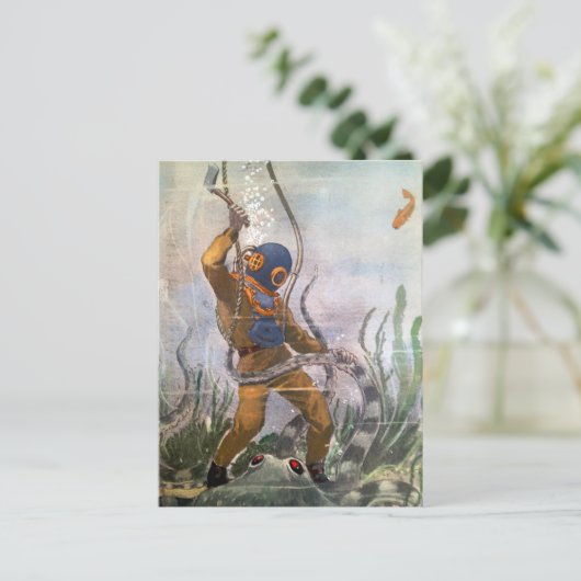  duiker met Ax-Briefkaart Briefkaart (Staand voorkant)