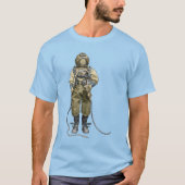 duiker met duikhelm en duiken t-shirt (Voorkant)