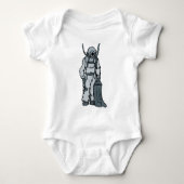  duiker met duikhelm-illustratie romper (Voorkant)