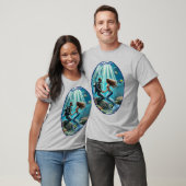 duiker met een zeemeermin URM T-shirt (Unisex)