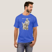 duiker met helm en pomp t-shirt (Voorkant volledig)