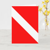 Duiker naar beneden klassieke vlag kaart (Gele Bloem)