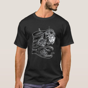Duiker Octopus Kraken Onderwater Duiken Premi T-shirt
