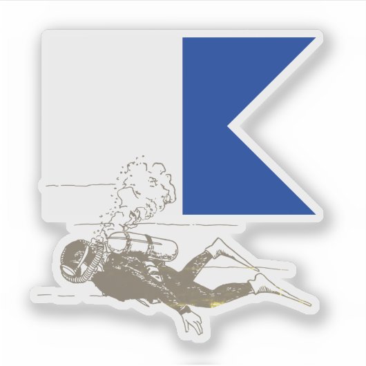 Duiker omlaag sticker (Voorkant)