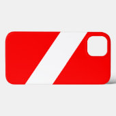 Duiker onderaan Vlag Case-Mate iPhone Case (Achterkant (horizontaal))