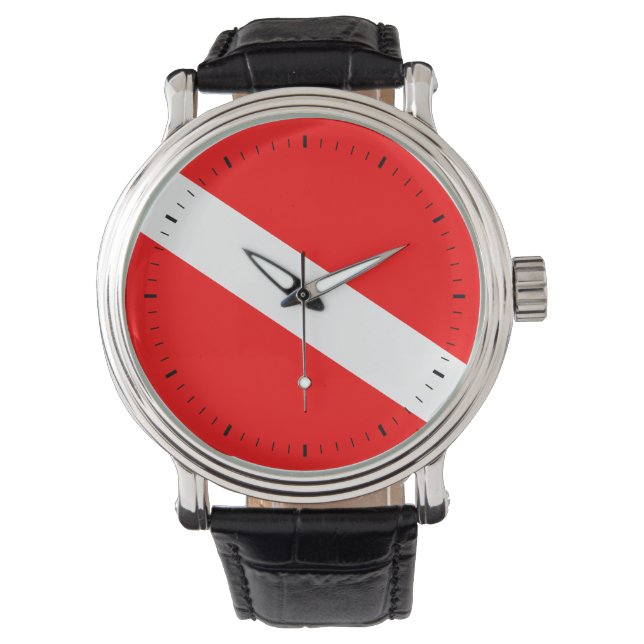 Duiker onderaan Vlag Horloge (Voorkant)