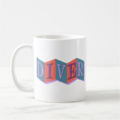 Duiker (retro sign) koffiemok (Links)