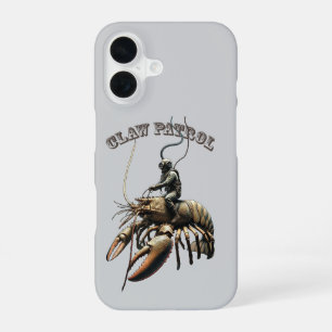  duiker rijdt op een gigantische klauwkreeft URM iPhone 16 Hoesje