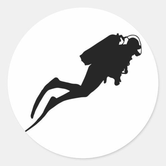 duiker ronde sticker (Voorkant)