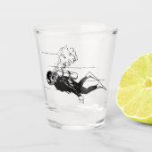  duiker shot glas (Voorkant)