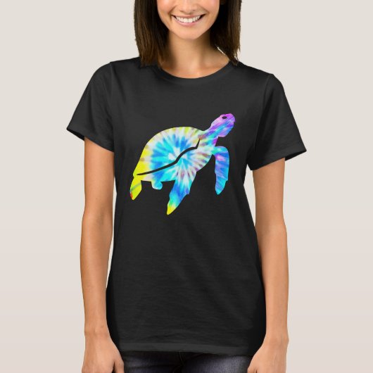 Duiker Turtle Tie Dye Zee Turtle T-shirt (Voorkant)
