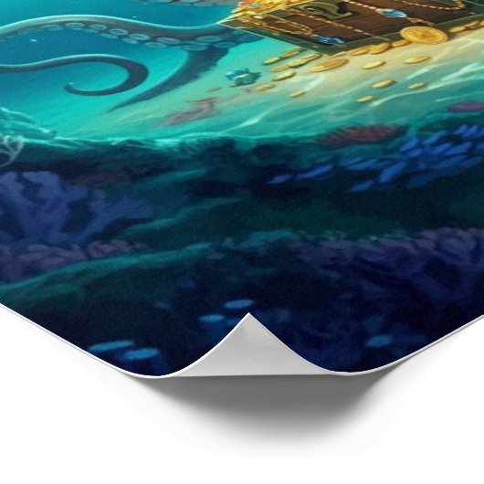 Duiker vindt een beschermde schat poster (Hoek)