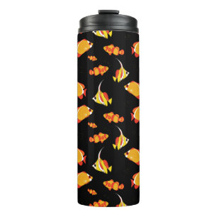 Duiker Vissen Patroon Thermosbeker