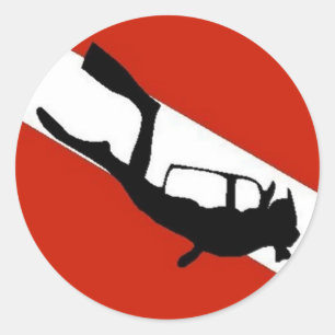 Duiker Vlag 2 Ronde Sticker