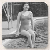 Duikerbord Bier Onderzetter (Voorkant)