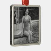 Duikerbord Metalen Ornament (Rechts)