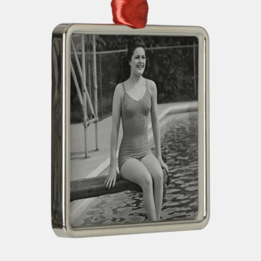 Duikerbord Metalen Ornament (Rechts)