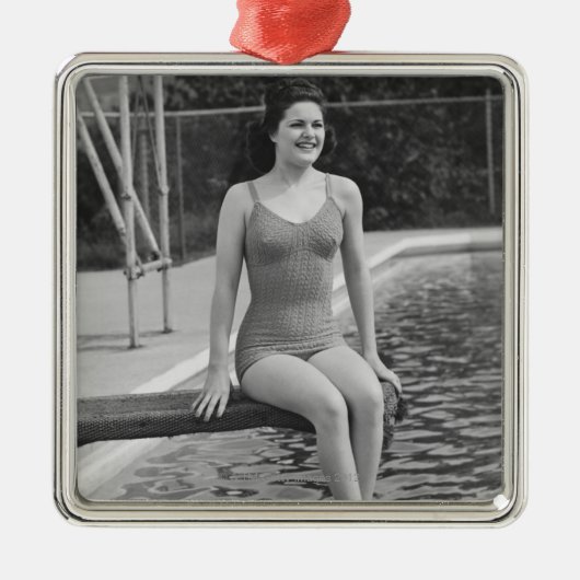 Duikerbord Metalen Ornament (Voorkant)