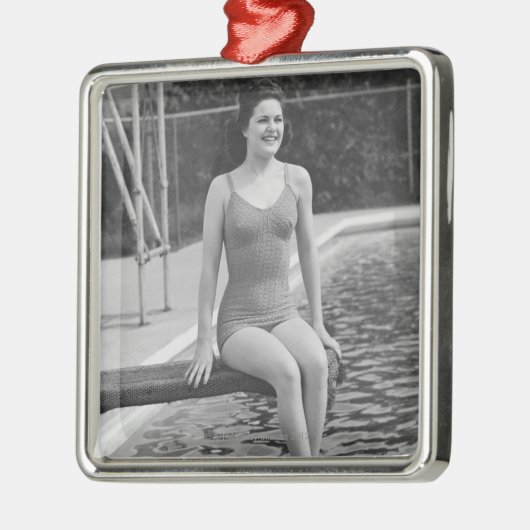 Duikerbord Metalen Ornament (Links)