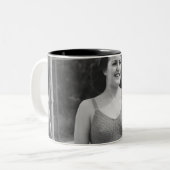 Duikerbord Tweekleurige Koffiemok (Voorkant links)