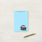 Duikerpaar Zonsondergang Blauwe Meer Natuur Post-it® Notes (Op bureau)