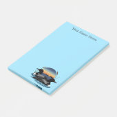 Duikerpaar Zonsondergang Blauwe Meer Natuur Post-it® Notes (Schuin)